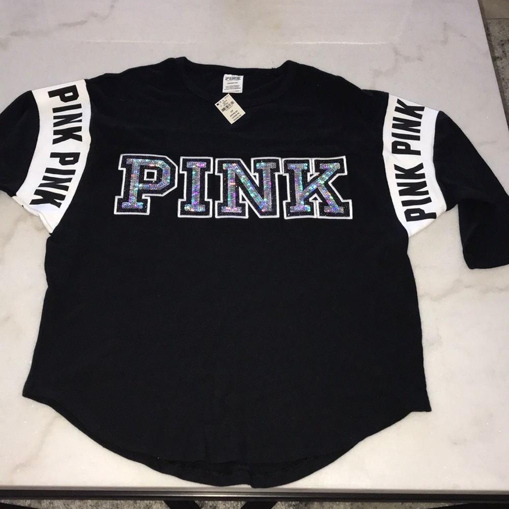 PINK 3/4ths sleeve